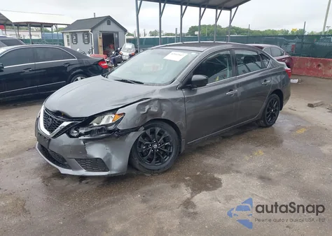 2018 Nissan Sentra S z USA, uszkodzony, nr VIN 3N1AB7AP6JY331615